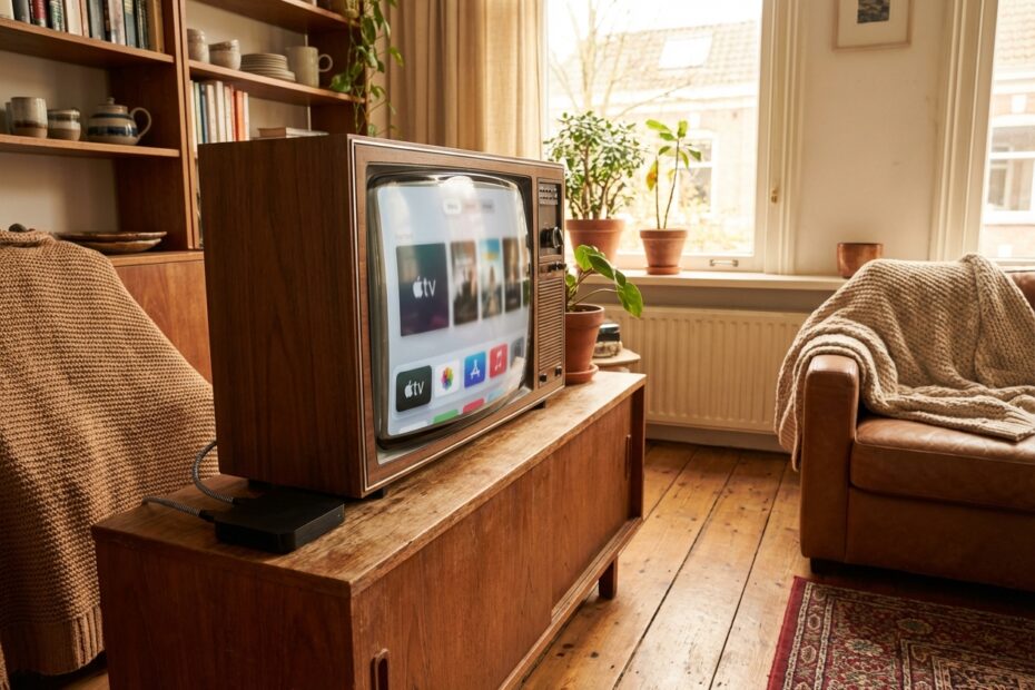 Een oude tv slim maken met een mediaplayer