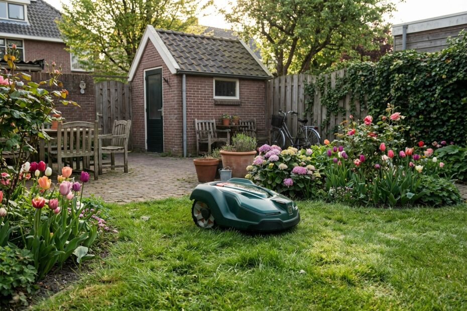 Waarom een robotmaaier minder geluid produceert