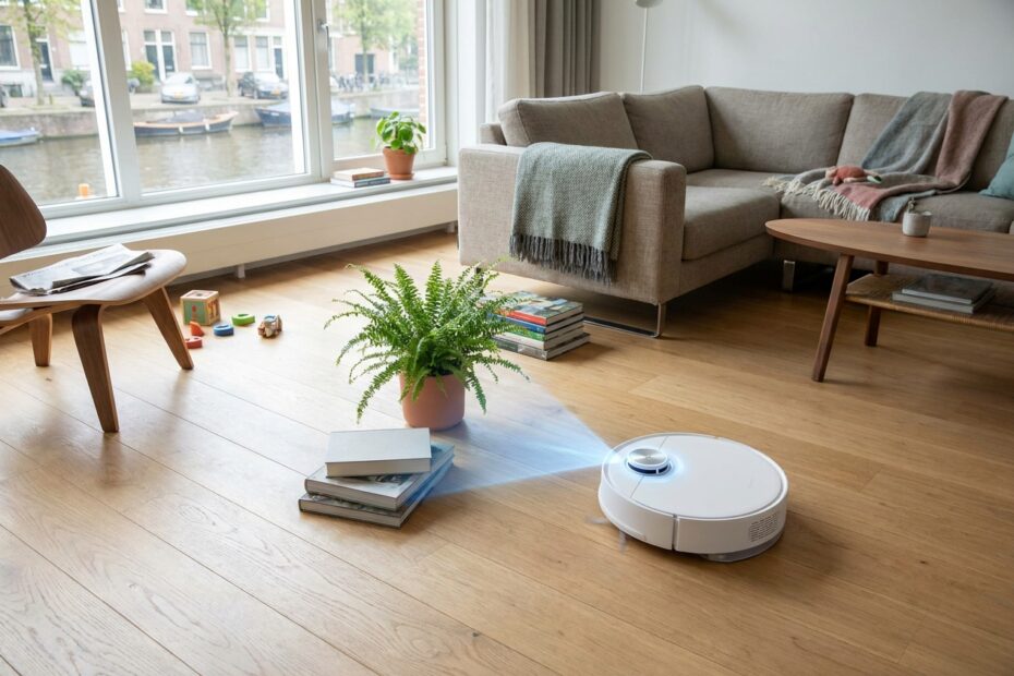 Waarom een robotstofzuiger met camera beter navigeert